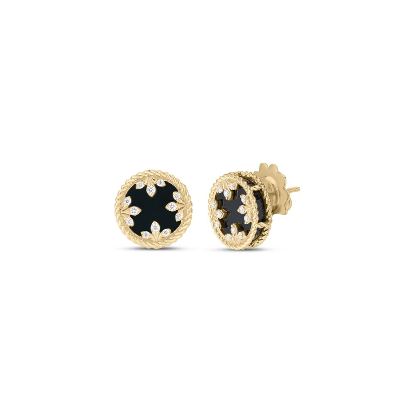 Roberto Coin Venetian Medallion Stud Earrings