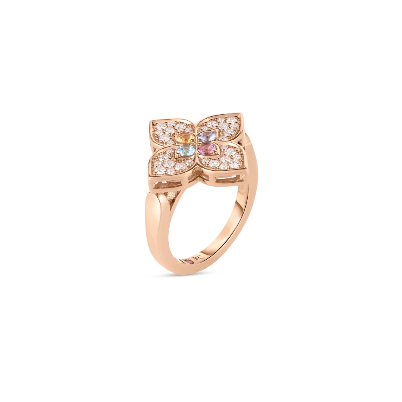 Roberto Coin 18K Rose Gold Venetian Princess Ring