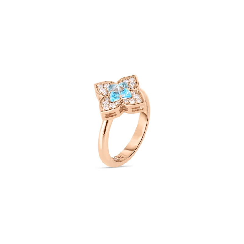 Roberto Coin 18K Rose Gold Venetian Princess Flower Ring