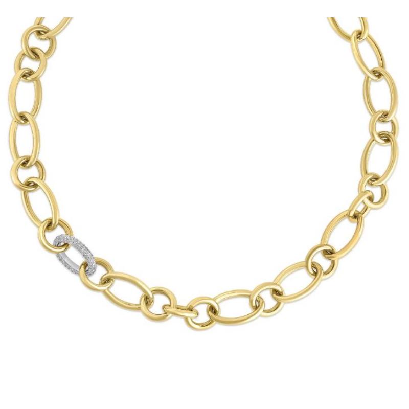 Roberto Coin 18K Yellow Gold Designer Gold Link Necklace