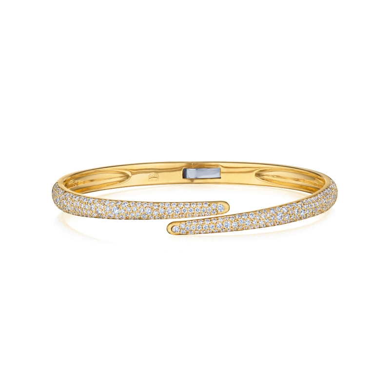 Kwiat Cobblestone Bypass Diamond Bangle