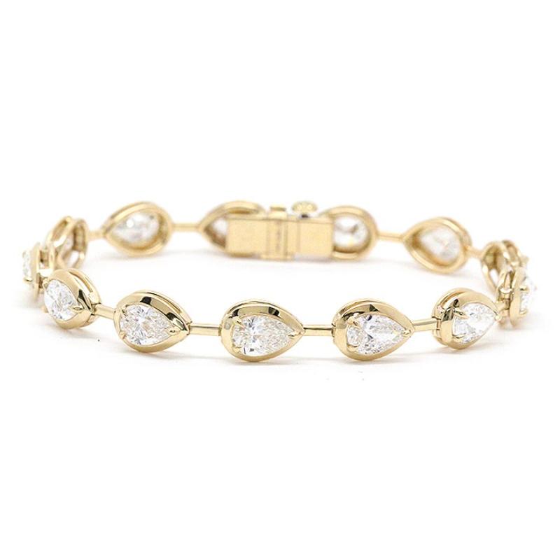 Norman Silverman Bar Bezel Set Bracelet