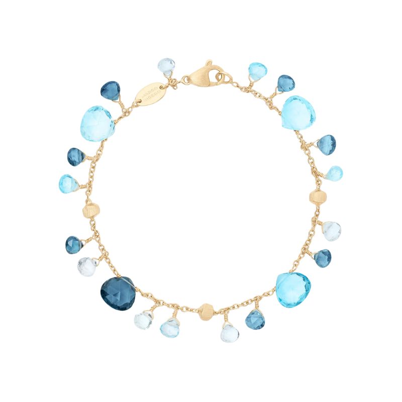 Marco Bicego 18K Yellow Gold Paradise Mixed Topaz Single-Strand Bracelet