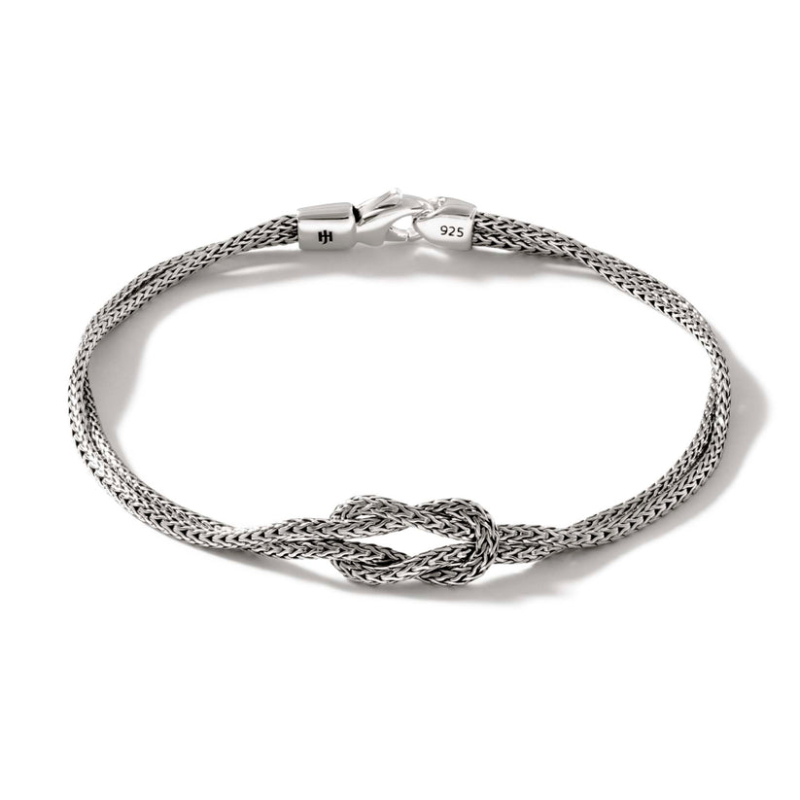 Love Knot Chain Double Row Bracelet