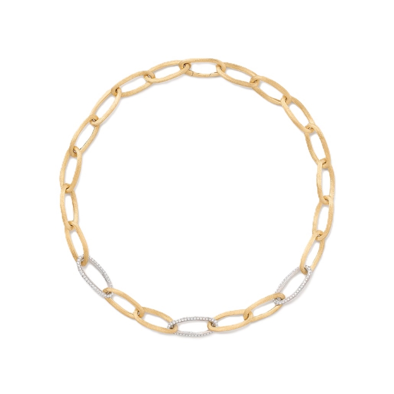 Marco Bicego 18K Yellow Gold Jaipur Gold Oval Link Necklace