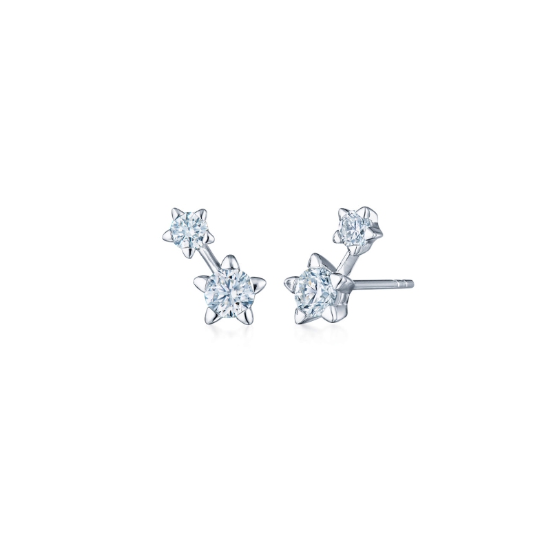 Kwiat Starry Night Duo Stud Earrings