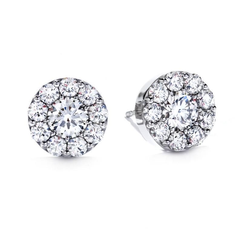 Fulfillment Stud Round Diamond Stud Earrings