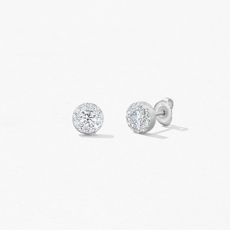 Fulfillment Round Diamond Earrings