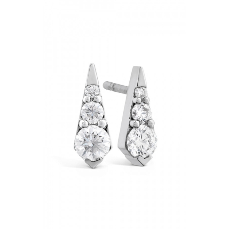 Triplicity Drop Diamond Earrings