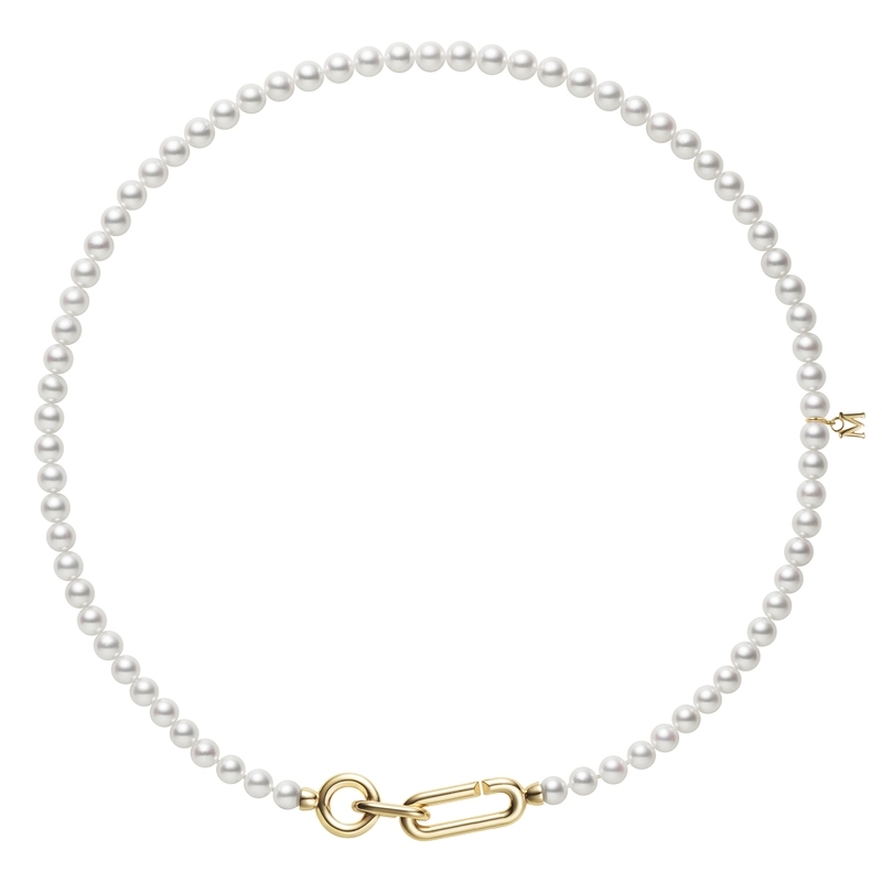 Mikimoto M Code Pearl Necklace