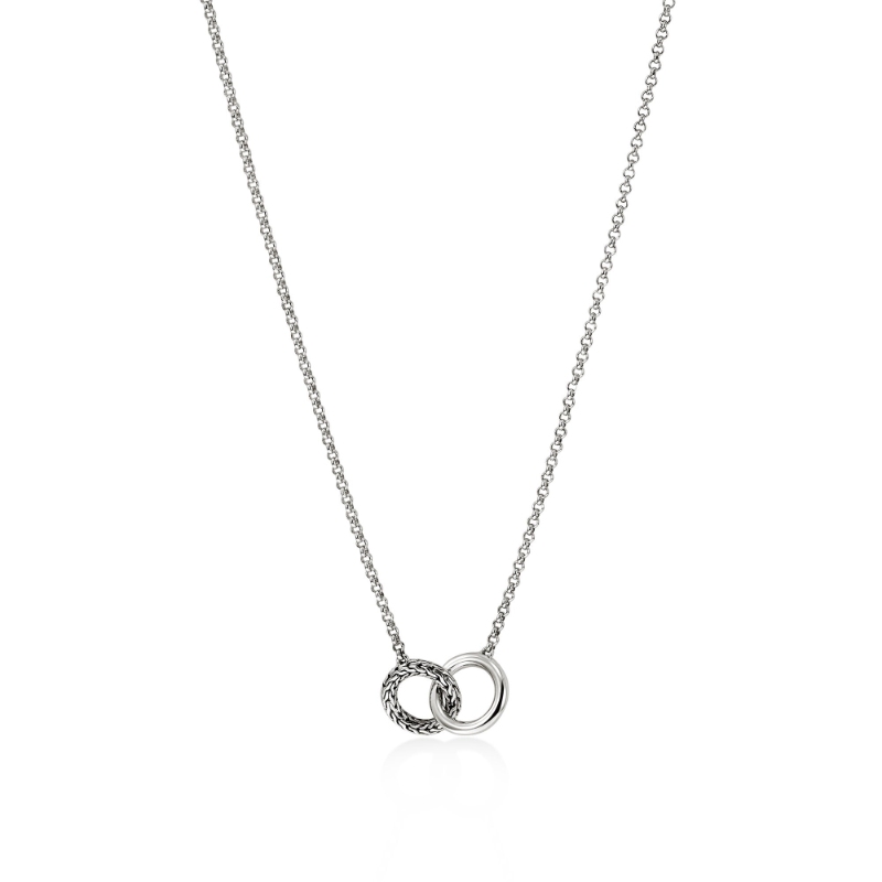 Essentials Mini Rolo Chain Interlinking Necklace