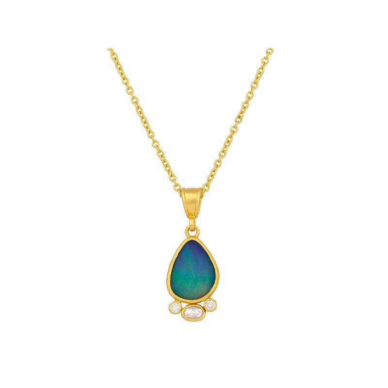 Gurhan 24K And 22K Yellow Gold One Of A Kind Pendant