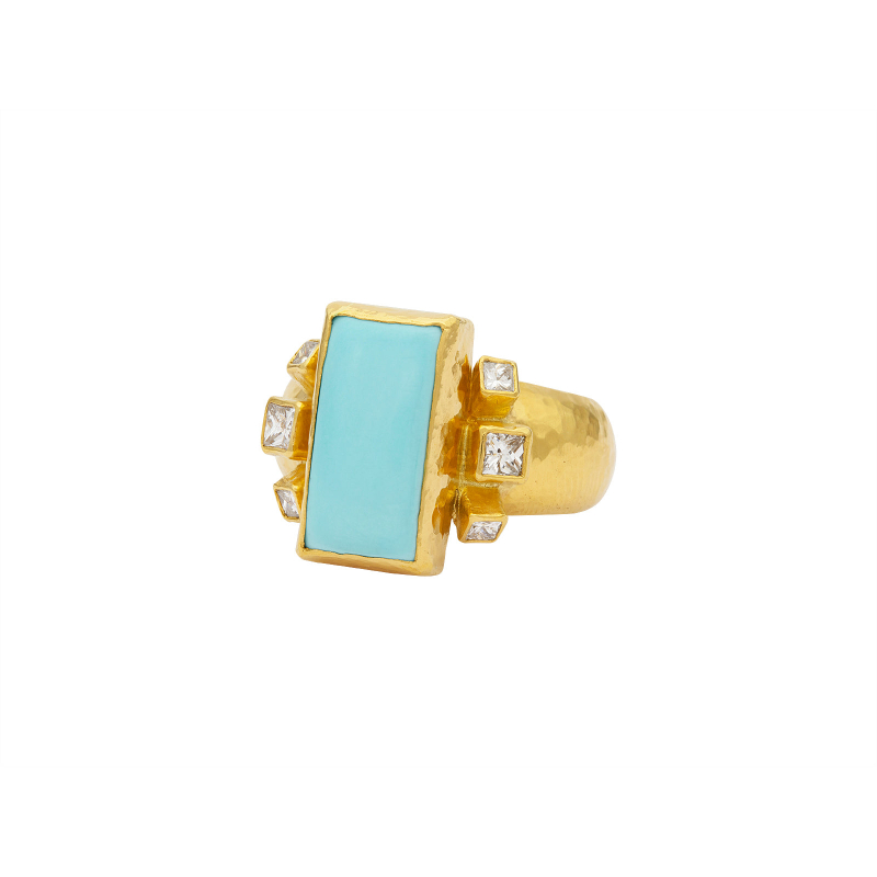 Gurhan 24K Yellow Gold One Of A Kind Bezel Ring