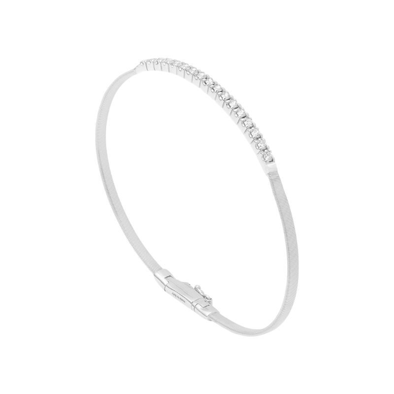 Marco Bicego 18K White Gold Masai Small Stackable Bracelet