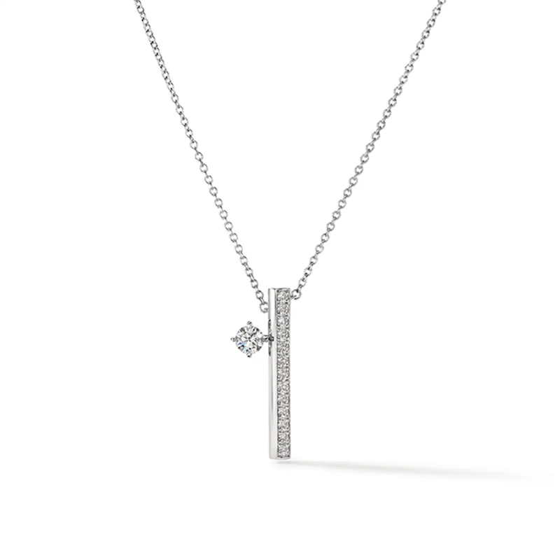 Barre Sing Diamond Floating Bar Pendant